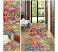 EYKWKB Tapis Couloir Long, Tapis Cuisine Devant Evier Antidérapant Absorbant Tapis Intérieur Entrée Long 70 x 140 cm Tapis de Passage Moderne pour Couloir, Cuisine, Entrée, Tapis de Salle de Bain