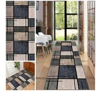 EYKWKB Tapis Couloir Long, Tapis de Passage Lavable antiderapant Tapis Chambre Adulte, Tapis de Cuisine Devant Evier, 70 x 350 cm Tapis de Sol Cuisine, pour Couloir, Cuisine, entrée, Chambre