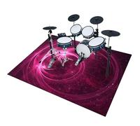EYKWKB Tapis de Batterie Tapis Batterie Acoustique Insonorisant Tapis de Tambour Tapis pour Batterie et Percussions Tapis pour Batterie Electronique Grosse Caisse Instruments de Musique 140 x 100 cm