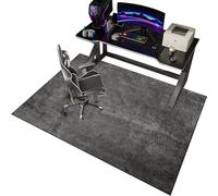EYKWKB Tapis Gaming Sol, Tapis de Chaise de Bureau pour sols durs, Tapis de Protection du Sol, Tapis Chaise Gaming Antidérapant, Tapis Bureau Sol, Tapis protège-Sol 130 x 150 cm