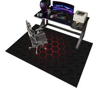 EYKWKB Tapis Gaming Sol, Tapis de Chaise de Bureau pour sols durs, Tapis de Protection du Sol, Tapis Chaise Gaming Antidérapant, Tapis Bureau Sol, Tapis protège-Sol 120 x 150 cm