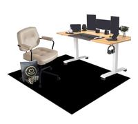 EYKWKB Tapis Protection de Sol Chaise Bureau - Tapis Chaise Gaming Antidérapant - Tapis de Sol Chaise de Bureau Tissu - Protège Parquet Chaise roulettes 60 x 70 cm - Tapis de Sol Gaming