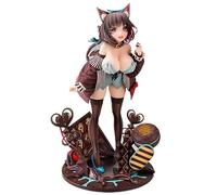 EyLuL 24cm - Rocket Boy Mauve Anime Girl Figurine indigène Mauve Cat Girl Action Figurine Japonaise Anime Girl modèle de Collection Cadeau