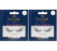 Eylure Faux cils longueur 3/4 n° 004 (Lot de 2)