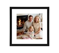 EYMPEU Cadre Photo 20x20 avec Passe-Partout pour Placer 15x15 CM ou 20x20 CM Photo pour Accrocher au Mur ou La Table