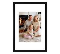 EYMPEU Cadre Photo 20x30 avec Passe-Partout pour Placer 15x20 CM ou 20x30 CM Photo pour Accrocher au Mur ou La Table