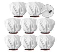 EYNDYN Lot de 8 housses de protection contre le gel - 99,8 x 49,8 cm - Réutilisables - Avec cordon de serrage - Couverture contre le gel - Pour l'hiver et l'extérieur