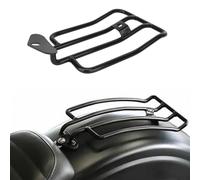 EYNLDS Support De Porte-Bagages Arrière en Acier Chromé Noir pour Moto pour H&Arley Sportster Forty-Eight XL1200X 2010 2011 2012 2013 2014 2015