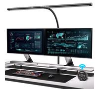 EYOCEAN Lampe de bureau LED avec commande gestuelle et télécommande, lampe de surveillance à intensité variable 24 W 80 cm, lampe de bureau lumière du jour pour la maison et le bureau