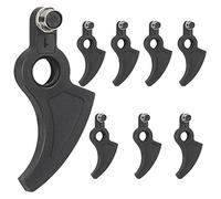 Eyoloty 90567075 Lot de 8 leviers de rechange compatibles avec débroussailleuse Black & Decker LST201 Type 1/LST201 Type 2, levier de débroussailleuse, fixations de levier à cliquet de bobine, levier d'alimentation de ligne