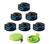 Eyoloty Bobine de rechange pour coupe-bordures Craftsman 0,2 cm double ligne 71-99006 (Lot de 6 + 2 bouchons)