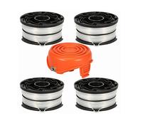 Eyoloty Bobines de désherbage compatibles avec Black and Decker DF-065 GH710 GH700 GH750 RC-065, DF-065-BKP Recharges de désherbeurs Line 36ft 0.065" Auto-Alimentation Bordure Dual Line + RC-065-P Bouchon de bobine DF-065 4+1