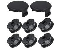 Eyoloty Bosch, Lot de 6 bobines de fil et 2 capuchons, 4 m de diamètre, 1,6 mm, compatible avec ART 23-28 SL, ART 26 SL, ART 2300