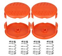 Eyoloty Capuchons de bobine A6481 A6485 RC-100-P pour Black Decker GL280, GL301, GL425, GL430, GL545, GL555, GLC13, STC1820, ST1823, GLC1825L, GLC3000. Couvercle de bobine de rechange. (4 capuchons de
