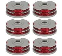 Eyoloty FLY021 599431790 Lot de 6 bobines de fil compatibles avec Flymo Contour 500 XT, Power Trim 500 XT, Mini Trim Auto ST/XT/Plus XT, Mini Trim Contour XT, Longueur 11 m Ø 1,5 mm
