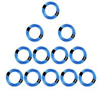 Eyoloty KSLA 58040-03 Lot de 12 lignes torsadées pré-découpées 0,2 cm 7,5 m compatibles avec les débroussailleuses Kobalt Désherbeur de mauvaises herbes, recharge facile à charger, ligne universelle