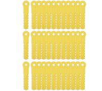 Eyoloty Lot de 36 lames de rechange en nylon 70289A compatibles avec Weed Warrior 14867B Push-N-Load à 3 lames, tête de débroussailleuse hybride et moche