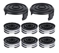 Eyoloty Lot de 8 bobines de fil compatibles avec les coupe-bordures électriques Parkside LIDL PRT 550 A1, PRT 550 A2, PRT 550 A3, PRT 550 A5, PRT 550 B6, PRTA 20-Li B2, PRTA 20-Li C3 Longueur 10 m Ø