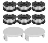 Eyoloty RAC142/5132002769 RAC143/5132002770 Bobine de fil compatible avec les coupe-bordures sans fil Ryobi 36V RLT36 RLT36C3325 RLT36B33 RY36LT33A-0 Longueur 3,3 m Ø 2 mm avec bobine Housse de