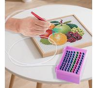 Eyoulife Stylo de peinture diamant électrique avec pompe à vide - Kit d'accessoires de peinture diamant avec pipette - Port de charge USB pour la pose de diamant (style 2)