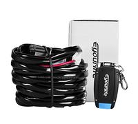 Eyourlife LED Faisceau de cablage Kit de cablage stroboscopique sans Fil on/Off Stroboscope Télécommande Interrupteur Témoin de Conduite Projecteur antibrouillard Lampe de Travail (1 LED)