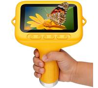 Eyoushow Microscopes Numérique pour Enfants, 1080P HD 3.0" IPS Écran Microscope de Poche, avec 8 LED, 1000X Agrandi, Microscope Science Éducation Plaisir Cadeaux d'anniversaire 3-12 Ans Enfants