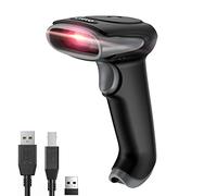 Eyoyo 1D 2D Lecteur de Codes-Barres sans Fil, Connexion Filaire sans Fil 2.4G et USB, Lecteur de Codes-Barres Portable Ergonomique pour Téléphones Portables, Ordinateurs Portables, Tablettes…