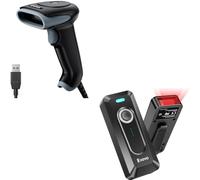 Eyoyo 2D 1D Lecteur Codes Barres, USB douchette Code Barre QR PDF417 Data Matrix Barcode Scanner with USB Cable for PC Mac pour Mobile Payment, Convenience Store（EY034Y+EY039）