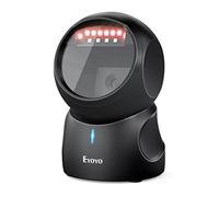 Eyoyo Lecteur Codes Barres,douchette Code Barre,USB Barcode Scanner, Omnidirectionnel et Mains Libres Automatique Scanner écran 1D 2D QR Codes