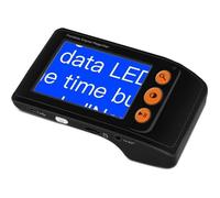 Eyoyo Loupe Electronique Numérique avec Poignée Pliable, Aide à Lecture 3,5'' LCD Ecran 2x-25x Zoom pour Basse Vision - Noir