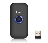 Eyoyo Mini 1D Bluetooth Barcode scanner, 3 - en - 1 Bluetooth et USB filaire et 2.4G lecteur de code à barres sans fil portable