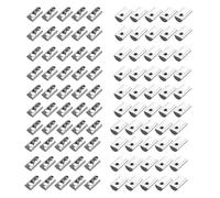 EYPINS 4040 Séries 100x Écrous à Ressort M5 pour Post-Montage Glissière à Rainure 8mm Écrou à Fentes avec Ressort à Bille Profilé Aluminium Standard Européenne 4040 4080