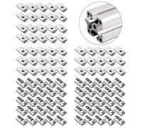 EYPINS 4040 Séries 100x Écrous à Ressort Post-Montage M6 Glissière Rainure 8mm Fentes Ressort à Bille Profilé Aluminium Standard Européenne 4040 4080