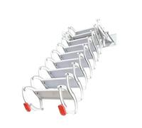 EYPKPL Escaliers pliants à échelle de Grenier, escaliers de Grenier fixés au Mur, escamotables avec Acier allié, escaliers de Grenier rétractables et pliants