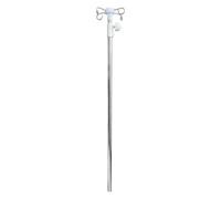 EYPKPL Potence à Perfusion en Acier Inoxydable, réglable en Hauteur, avec 4 Crochets, Support de Perfusion léger, Support de Poche à Perfusion, 19 mm, 22 mm, 25 mm(22mm)