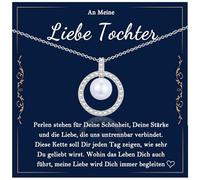 EYQV Collier pour femme avec carte, idée cadeau pour maman, grand-mère, fille, tante, ma femme, pour un anniversaire, la fête des mères, la Saint-Valentin, un anniversaire de mariage, l'obtention d'un
