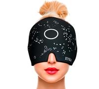 EYRA Masque Migraine 360º, Bonnet Thérapeutique pour Céphalées et Sinusite, Bandeau Réutilisable Chaud ou Froid, Bonnet Relaxant pour Tête, Yeux et Stress