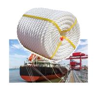 EYRMQWJPC Amarre Marine en Nylon, Ligne de Quai en Nylon à 3 brins for la Navigation de Plaisance dans des Longueurs de 10 à 100 m (30 à 328 Pieds)(14mm/0.55",20m/65')