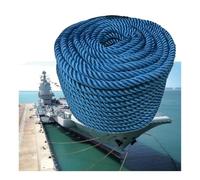 EYRMQWJPC Amarre Marine en Nylon, Lignes de Quai en Nylon tressées à 3 Tresses, Multicolores, diamètre 12-24mm, Longueur 10-100m(Blue,14mmx30m/0.55" x98')
