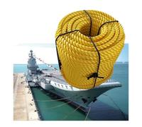 EYRMQWJPC Amarre Marine en Nylon, Lignes de Quai en Nylon tressées à 3 Tresses, Multicolores, diamètre 12-24mm, Longueur 10-100m(Yellow,14mmx100m/0.55" x328')