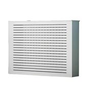 EYRMQWJPC Cache-radiateur, Armoire de Couverture radiateur en Bois et Plastique, avec Grille Loered étagère Blanche, Plusieurs Tailles(32”Lx10“Wx32”H)