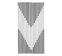 EYRMQWJPC Colonne de séparation métallique, Colonne de séparation de pièce réglable en métal Multicolore 40-250 cm, Lot de 20(Black,85cm/33.5in/2.79ft)