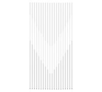 EYRMQWJPC Colonne de séparation métallique, Colonne de séparation de pièce réglable en métal Multicolore 40-250 cm, Lot de 20(White,85cm/33.5in/2.79ft)