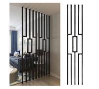 EYRMQWJPC Colonne de séparation métallique, Colonne de séparation en métal, Hauteur réglable de 100 à 240 cm, Noir/Blanc, Lot de 3(Black,195cm/76.7in/6.39ft)