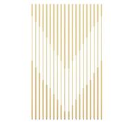 EYRMQWJPC Colonne de séparation métallique, Lot de 20 colonnes de séparation dorées, Hauteur réglable de 40 à 300 cm (15,75 à 118,1 Pouces)(85cm/33.5in/2.79ft)