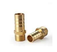 EYRMQWJPC Connecteur de tuyau en laiton 1 pièce de raccord de tuyau en laiton 4 mm-19 mm Raccord mâle 1/8" 1/4" 3/8" (ardillon 14 mm)