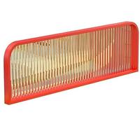 EYRMQWJPC Écran de séparation de Panneau en Verre, Brise-Vue Bas for Bureaux et Restaurants, cloisons de séparation for salles à Manger(Rosso,A-120x30cm/47.2x11.8in)