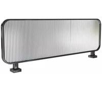 EYRMQWJPC Écran de séparation de Panneau en Verre, Cloison de séparation en Verre translucide for espaces de Travail, 15 Pouces de Hauteur, for salles à Manger(Black,60cm/23.6in)