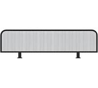 EYRMQWJPC Écran de séparation de Panneau en Verre, for cloisons de séparation dans Les salles à Manger et Les Bureaux, confidentialité(Blackb,90x30cm)