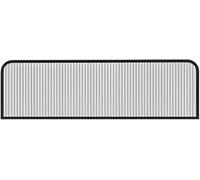 EYRMQWJPC Écran de séparation de Panneau en Verre, for cloisons de séparation dans Les salles à Manger et Les Bureaux, confidentialité(Blacka,100x30cm)